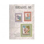 1995 COLEÇÃO ANUAL DE SELOS COMPLETA PELO RHM CONTENDO 45 SELOS COMEMORATIVOS,04 BLOCOS,02 REGULARES, 0094 (1lPzero)